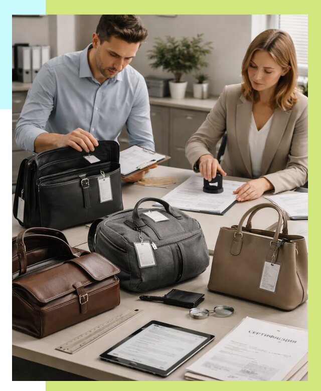 Сертификация сумок в Минеральных Воде от 7769 руб. | Алешин-Мнр