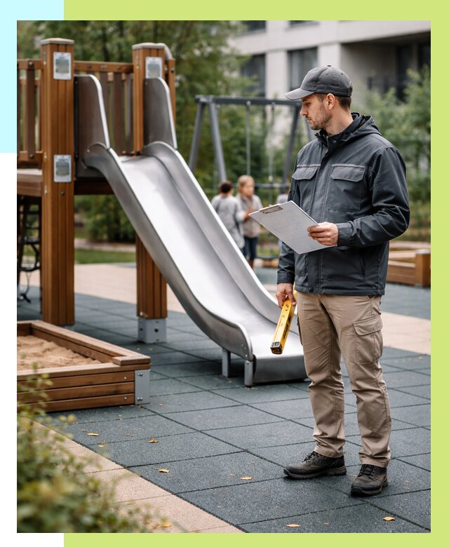 Сертификация детских площадок в Минеральных Воде от 25895 р. | Алешин-Мнр