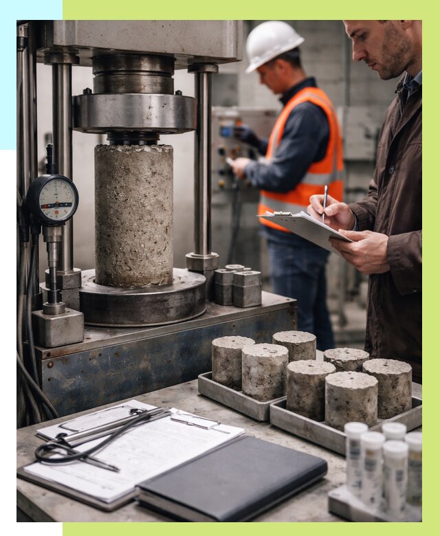 Сертификация бетона в Минеральных Воде от 31074 р. сертификат | Алешин-Мнр