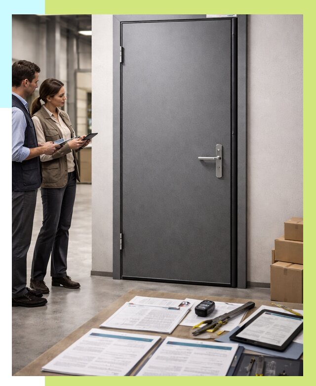 Сертификация противопожарных дверей в Минеральных Воде от 9322 р. | Алешин-Мнр