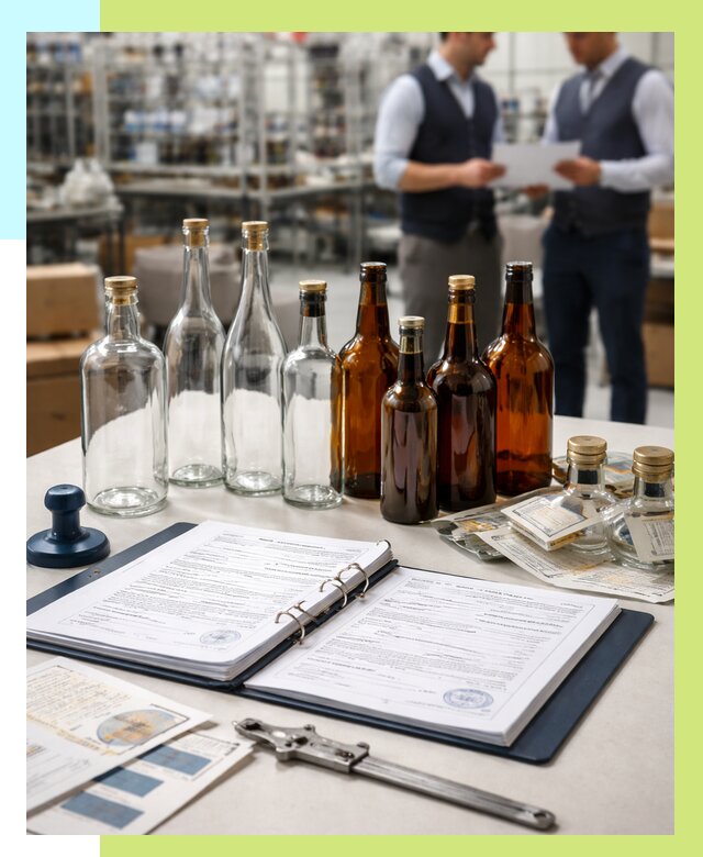 Сертификация стеклянных бутылок в Минеральных Воде от 25895 р. | Алешин-Мнр