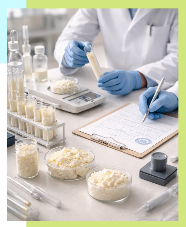 Сертификация творога в Минеральных Воде от 12430 р. под ключ | Алешин-Мнр