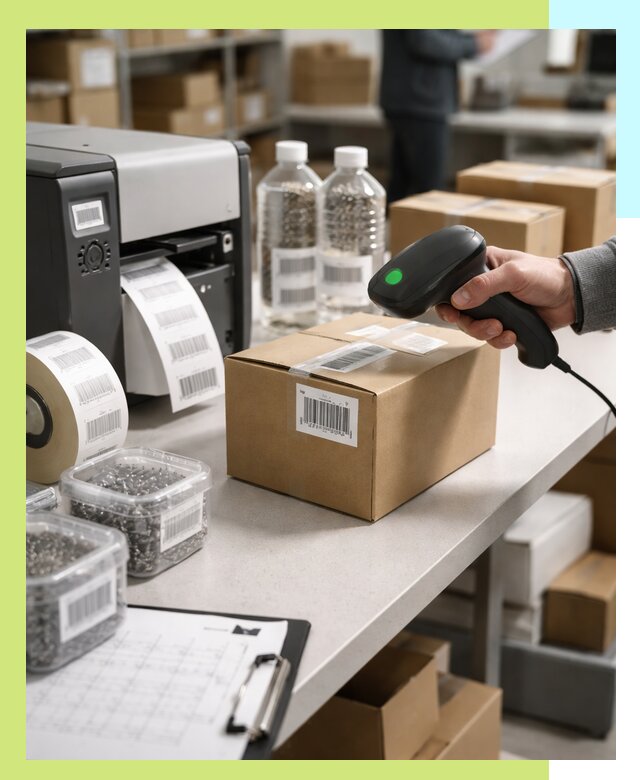 Штрихкодирование продукции и маркировка для продажи в Минеральных Воде