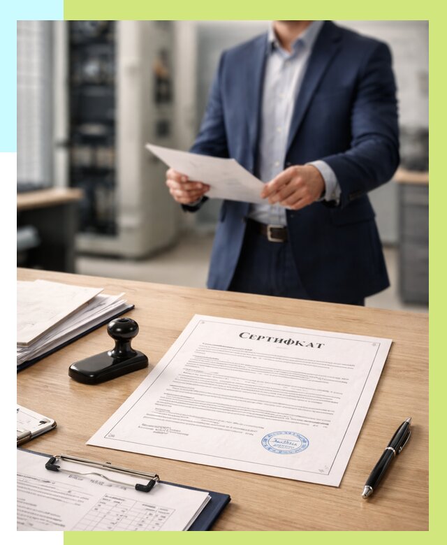 Сертификат на оборудование в Минеральных Воде от 15537 р. | Алешин-Мнр