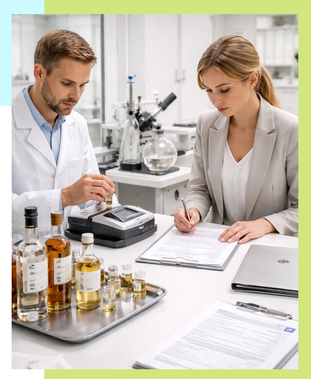 Заключение о спиртосодержании в Минеральных Воде, от 5179 р., Алешин-Мнр