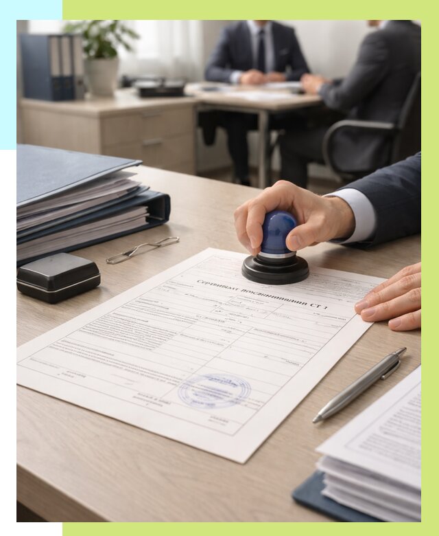 Сертификат происхождения СТ 1 в Минеральных Воде от 4661 р. | Алешин-Мнр