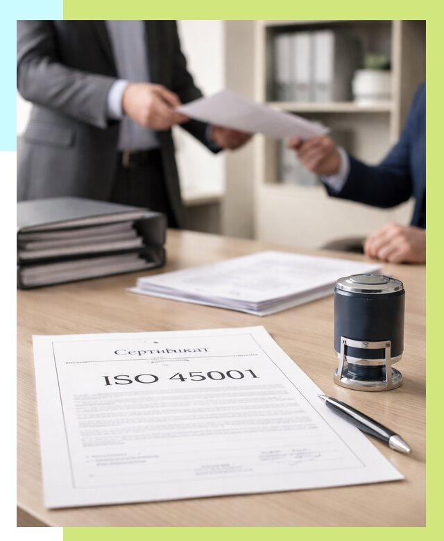 Сертификат ISO 45001 в Минеральных Воде под ключ от 46611 р. | Алешин-Мнр