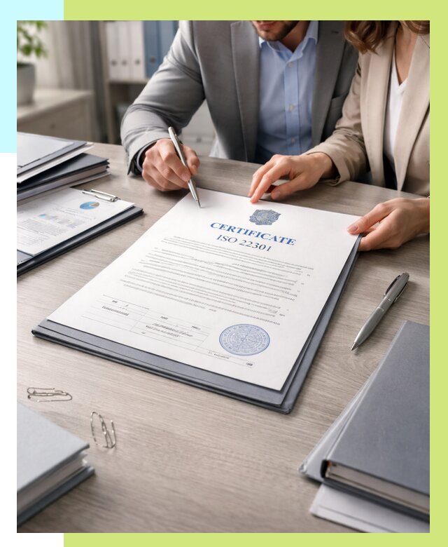 Сертификат ISO 22301 в Минеральных Воде от 46611 р. | Алешин-Мнр срочно
